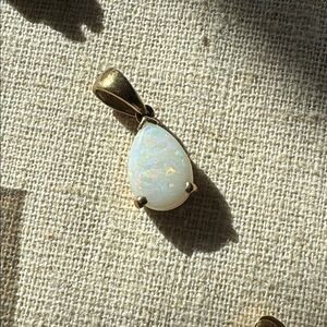 Vintage opal charm